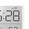 HERCHR Digital Wall Clock, Atomic Alarm Clock Large Display Alarm