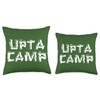 Upta Camp Throw Pillow, 16x16, Multicolor