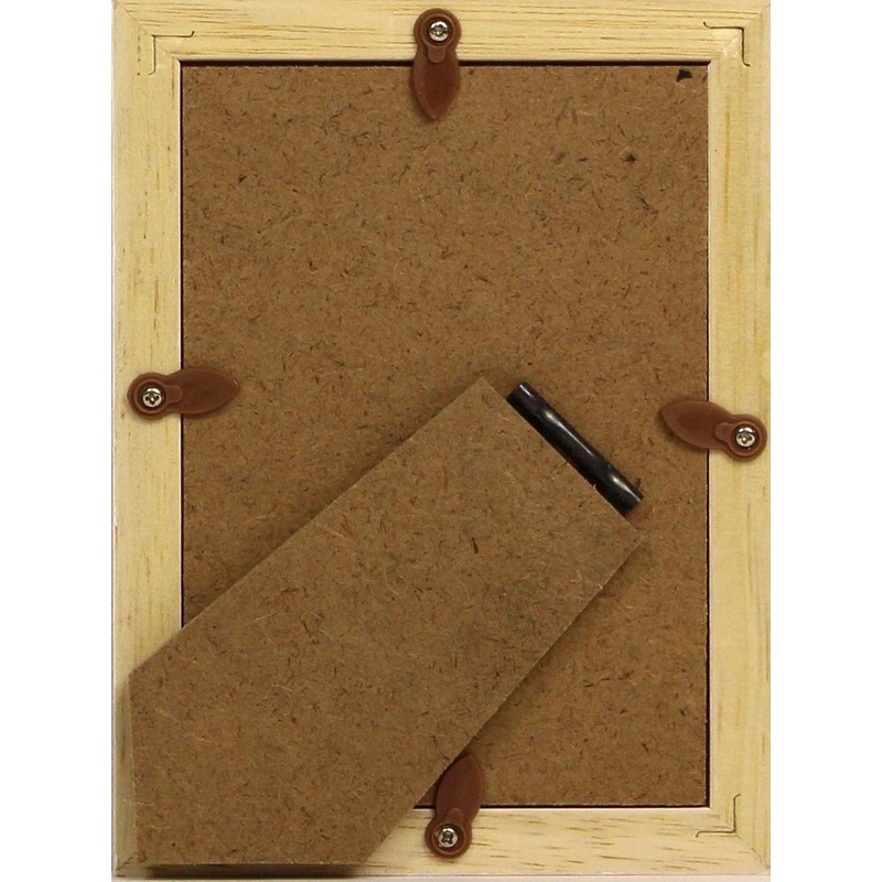 Iwata PH-DSP-L Picture Frame, Dot Silver, L, Pink, Wooden