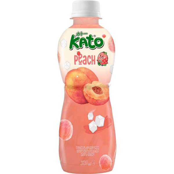 KATO - Pfirsichsaft mit Nata de Coco - 1 X