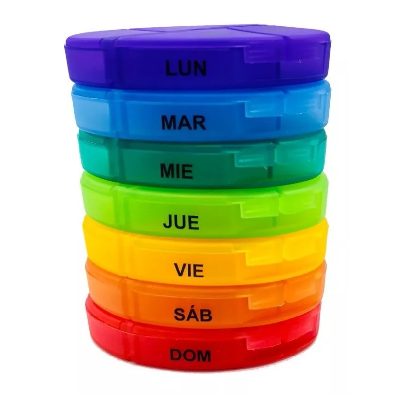 SuperConfort Pastillero Apilable Organizador Semanal 7 Días De La Semana