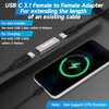 Togconn USB C Coupler 4 Pack, USB C Female to