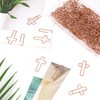 100 Pack Cross Paper Clips, 1.34 x 0.8 Inches Bible
