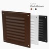HVAC OV 5 x 5 Inch (Opening Size) Brown Galvanized