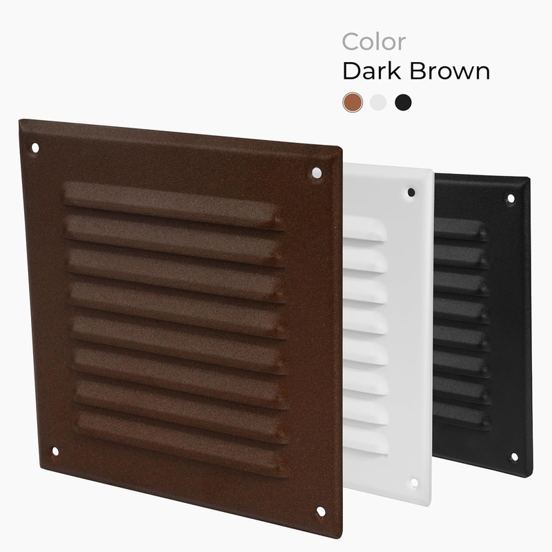 HVAC OV 5 x 5 Inch (Opening Size) Brown Galvanized