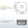 MONSINTA Bar Sink, 16" x 15" x 8" Undermount Kitchen