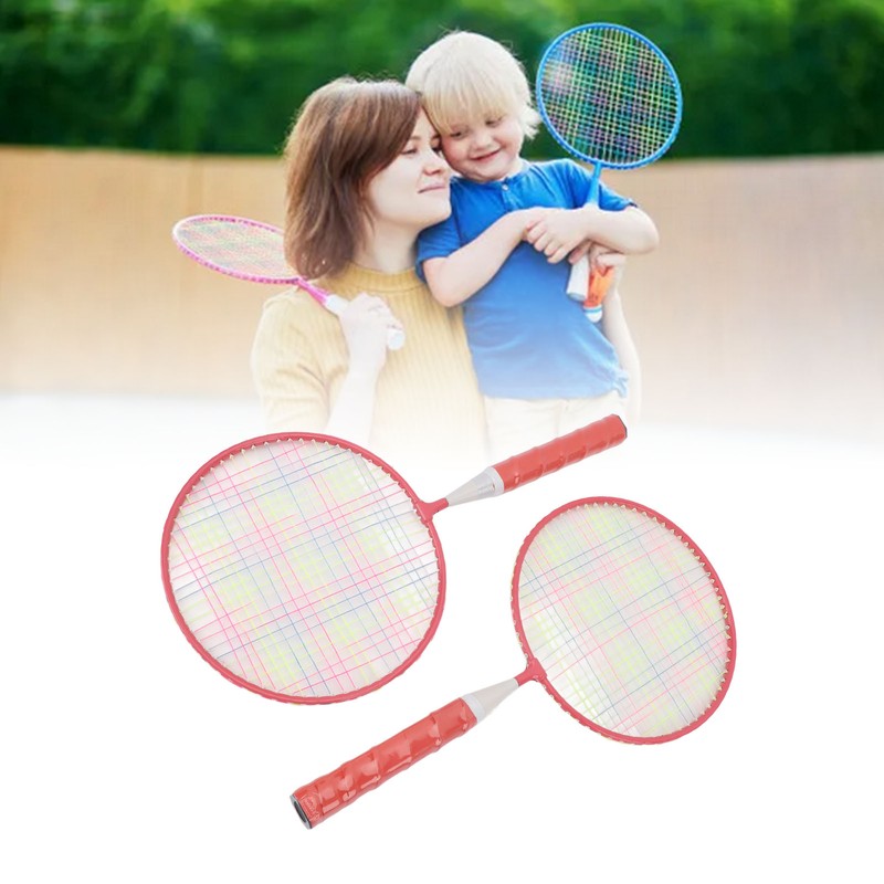 Kids Badminton Racket Set Lightweight Easy Grip Badminton Racquets for