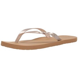 FLOJOS Women's Serenity Flip-Flop, Champagne, 9