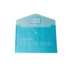 MAXI Clear Bag with Name Card - Blue