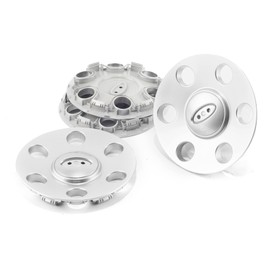 DewFlew 4Pcs Wheel Center Cap for 2009-2014 F150 2010-2014 Expedition Wheel Rim 181.6mm(7.15in) Silver Hub Cap Wheel Cover