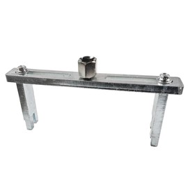 LAINLOY Fuel Pump Removal Tool, Universal Carbon Steel Fuel Tank Lid Cover Remove Spanner, Fuel Pump Lock Ring Tool, 3/8" to 1/2" Adjustable Pump Lid Tank Cover Wrench (Right-angle)