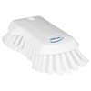 Vikan Brush, Polypropylene, Polyester, Stainless Steel, White, XL