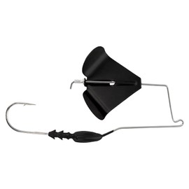Buckeye Lures G-Buzz Bait 1/4 OZ. / Black W/Black Blade