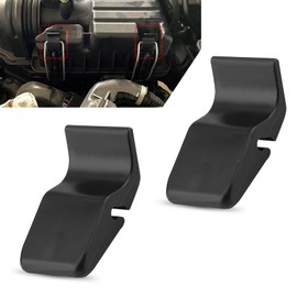 Bookeel 2 PCS Car Air Filter Air Box Housing Clip, 1.21" x 0.62" One-piece Air Grille Cover Buckle Replacement Part 17219-P65-000 Accessories, for Honda Accord Odyssey Fit City Vezel XRV (Black)