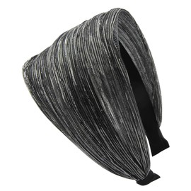 axy HR31 Hair Band Series 31 Fabric Hair Hoop with Glitter Threads