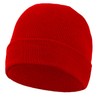 Falari Unisex Beanie Cap Knitted Warm Solid Color 2040A-RED