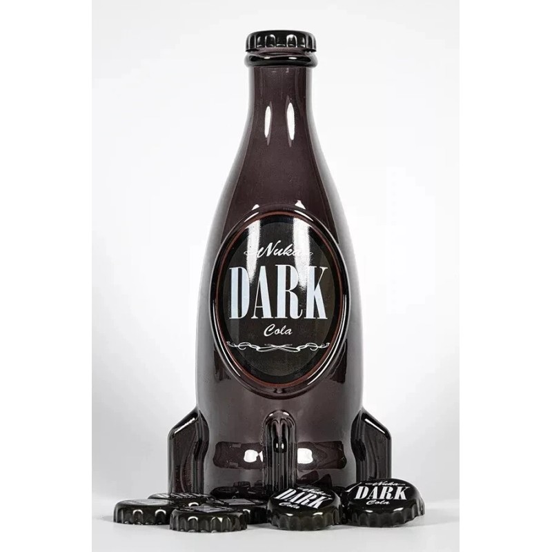 Fallout 4 Nuka-Cola Dark Glass Rocket Bottle + 10 Bottle