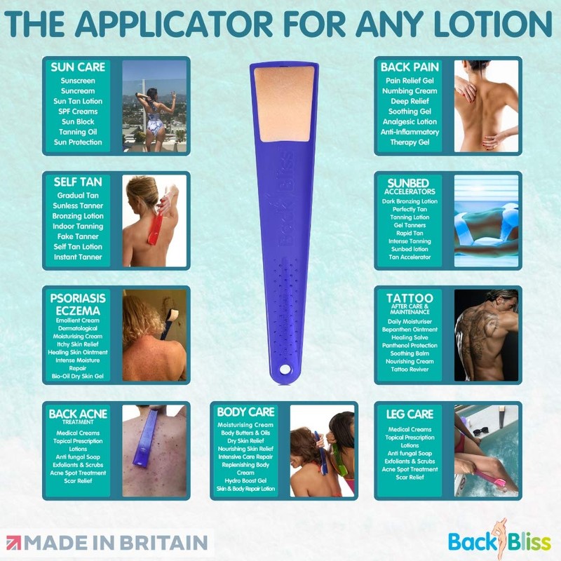 BackBliss - Easy Lotion Applicator for Backs - Made in
