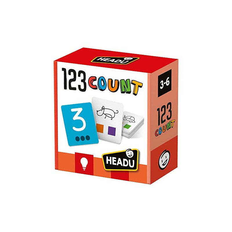 Headu -123 Count Educational Travel Game, Multicoloured, C41B9CBEF1