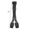 JOYJOM 12VHPWR 90 Degree Adapter to 2X 8Pin 16AWG 16