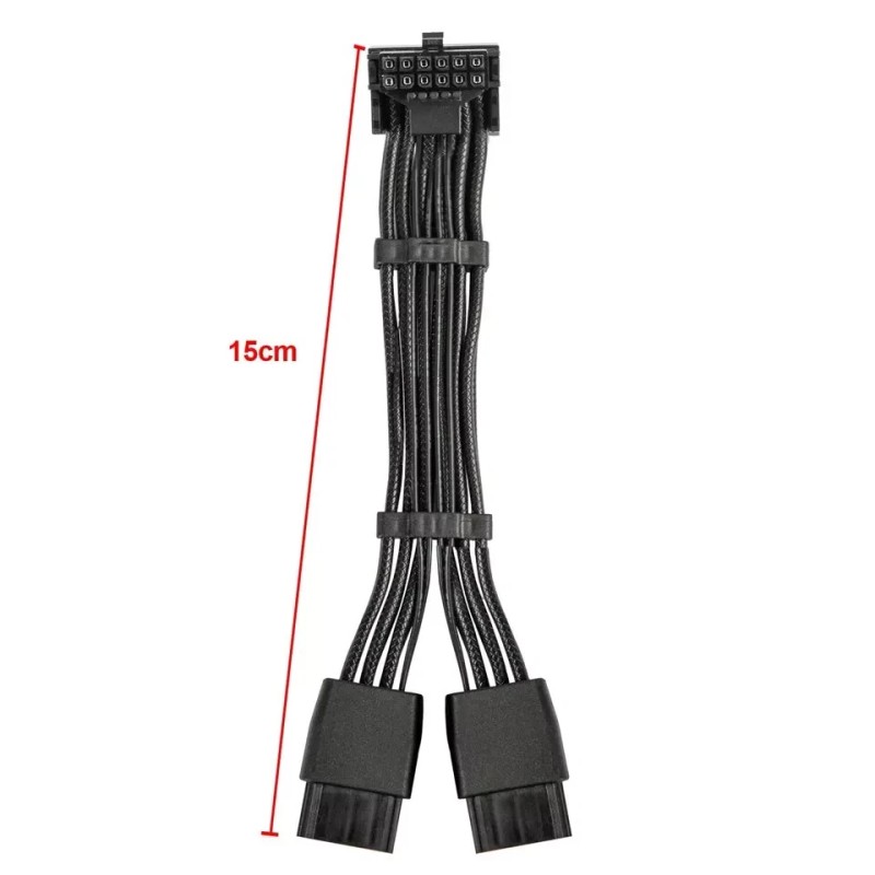 JOYJOM 12VHPWR 90 Degree Adapter to 2X 8Pin 16AWG 16