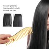 Hair Detangling Comb, Wide Tooth Comb for Curly Hair, No