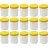 15 Containers Containers Ointment Cream/Ointment Kruke High, 60ml Capacity with