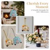 2 Pcs Just Married Car Pendant, Mr & Mrs Wedding