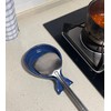 ANLYAWX Ceramic Whale Spoon Stand - Adorable Kitchen Decor, Heat-Resistant