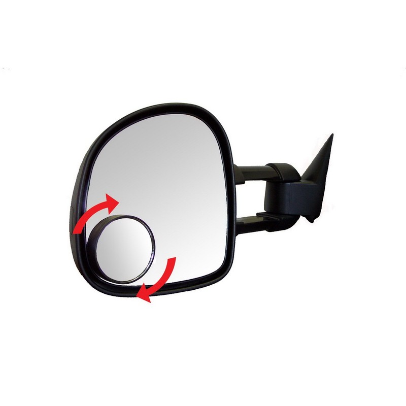 CIPA 49302 3 3/4" HotSpots Round Stick-On Convex Mirror