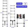 Telescoping Ladder, Portable Lightweight Folding Ladder, Multipurpose Aluminum Telescopic Ladder,