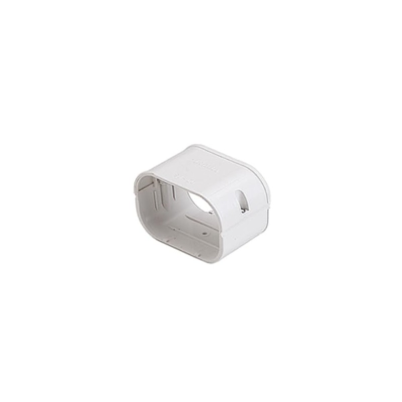 White Slim Duct Coupler, Line Set Cover, SJ-100-W Compatible