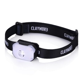 Claymore HEADY2 Black Rechargeable Wearable Light – 350 Lumens Headlamp 3 Light Modes USB-C Rechargeable IP54 Water-Resistant Up to 40 Hrs Runtime for Camping, Running, Outdoor
