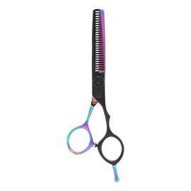 Stainless Steel Beard Scissors, Nose Hair Scissors, Ergonomic Hair Cutting Scissors with Sharp Blade for Hairdressers and Individuals, for Styling and Trimming (Effilation Scissors)