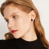 YADOCA 8 Pairs Black Stud Earrings for Men Women Stainless