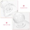 FOMIYES 2pcs Eyeshadow Platen Tool Cosmetics Stamper Eye Shadow Stamper