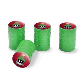 GRAPHICS & MORE Looney Tunes Marvin The Martian Kaboom Tire Rim Wheel Aluminum Valve Stem Caps