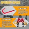 SENKEYFE 3FT V Bridle Tow Chain G80-3/8 IN Transport Chain