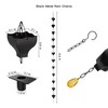 Rifachua 8.5ft Black Rain Chain for Gutters Downspouts Outside, Rain