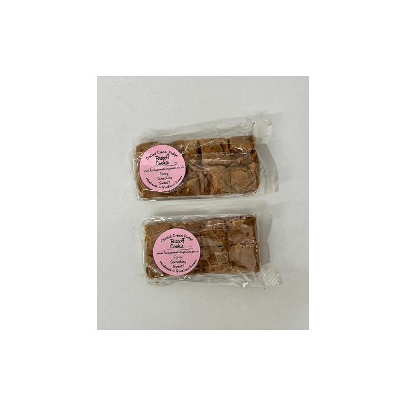 Biscoff Cookie Clotted Cream Fudge 2 Blocks (300g))