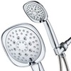 AquaDance, Chrome Luxury Square 6-setting High-Pressure Hand Extra-Long 72" Stainless