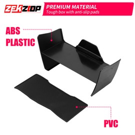 Zekzoop Center Console Organizer Compatible with 2021-2025 Toyota Venza Hidden Cubby Drawer Insert Divider ABS Tray with PVC Pads for 2024 Toyota Venza Accessories