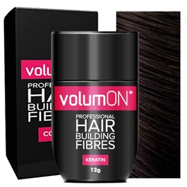 VolumON Professional Keratin Hair Building Fibres Hair Loss Concealer – 12g – Dark Brown
