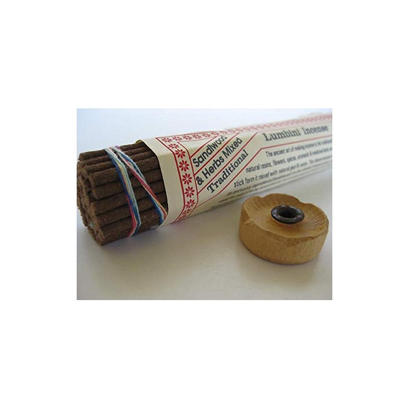 Traditional Lumbini Tibetan Nepalese Incense Sandalwood & Herbs Mixed 52