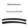 IG Window Visor for Honda Prelude 1997-2001, Rain Guard Tape-On