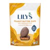 LILY'S Milk Chocolate Style Peanut Butter Cups No Sugar Added,