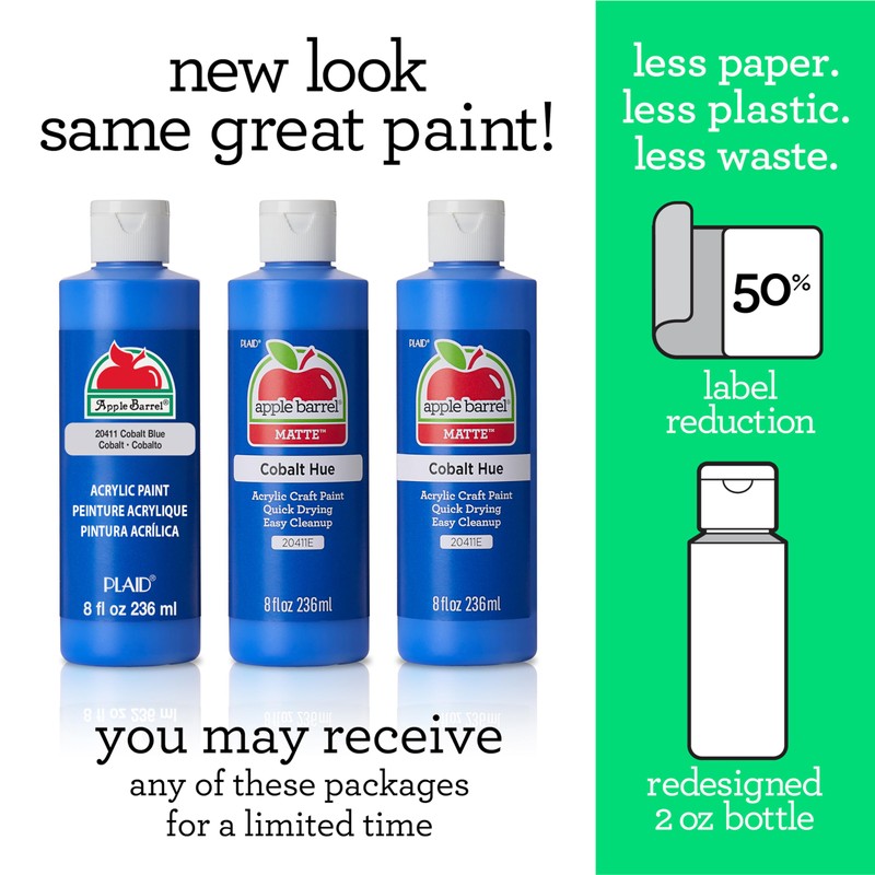 Apple Barrel Acrylic Paint in Assorted Colors (8 Ounce), 20403