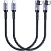 SUMPK 30cm USB 4 Kabel rechtwinklig [2 packs], 240W USB