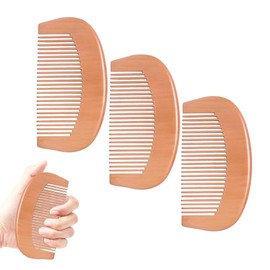 3 Pcs Labour Comb, Birthing comb, Birth Comb, Wave Comb Labour for Wet Hair, Moustache and Beards Anti Static Combs for Men and Women Detangling and Styling Curly Thick Wavy