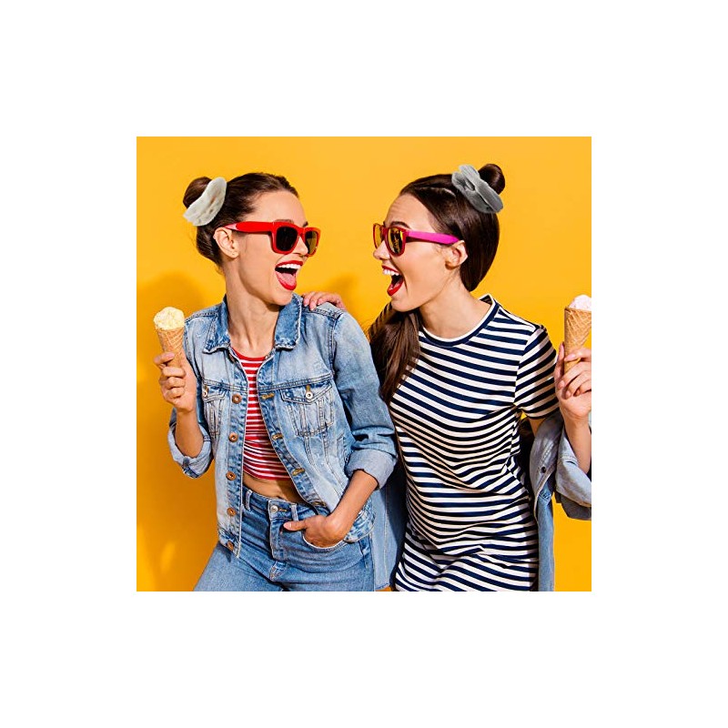 8 Scrunchies Esponjosos de Toalla Gomas para Secar Cabello Scrunchie